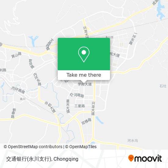 交通银行(永川支行) map