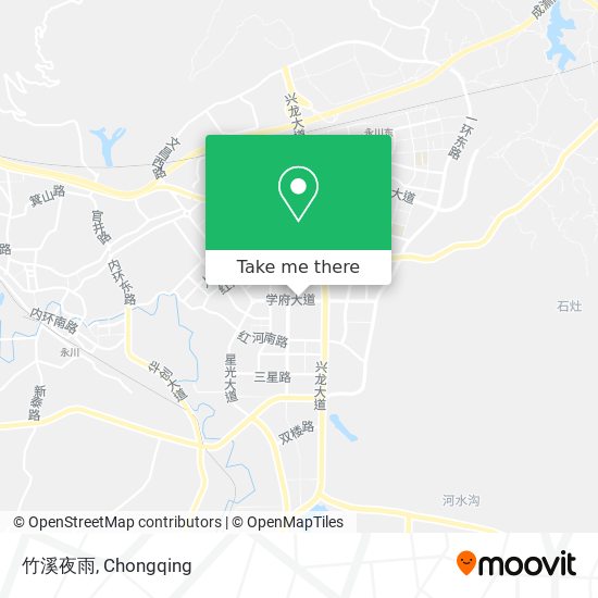 竹溪夜雨 map