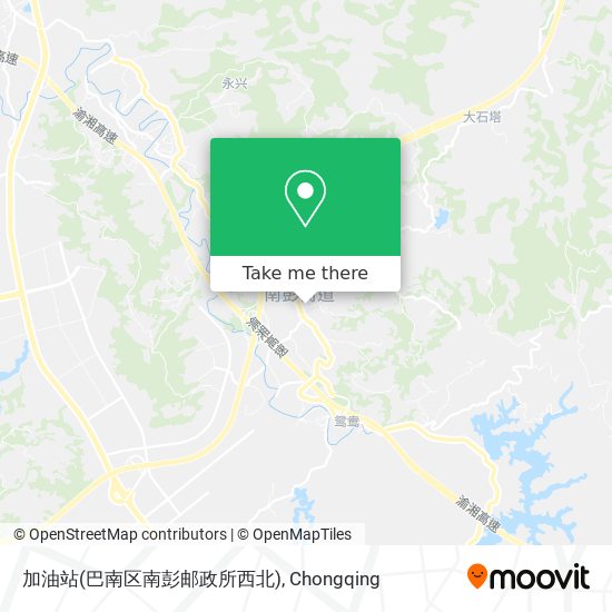 加油站(巴南区南彭邮政所西北) map