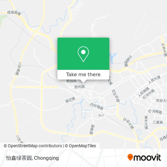 怡鑫绿茶园 map