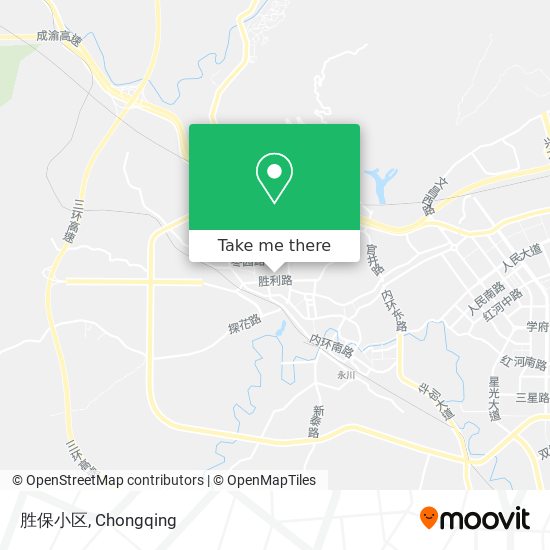 胜保小区 map
