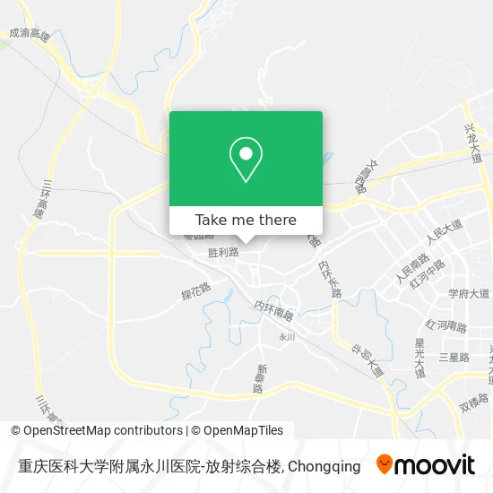 重庆医科大学附属永川医院-放射综合楼 map