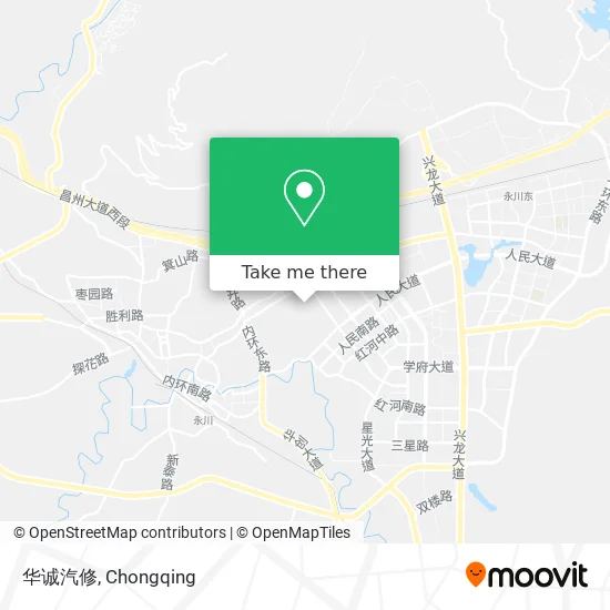 华诚汽修 map