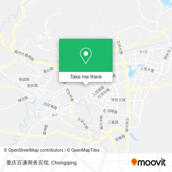 重庆百谦商务宾馆 map