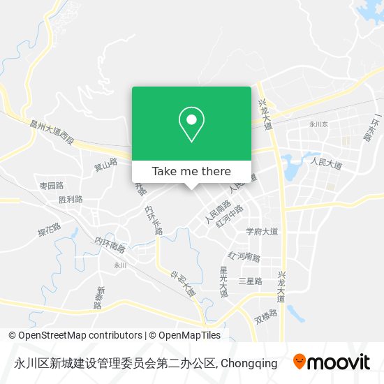 永川区新城建设管理委员会第二办公区 map