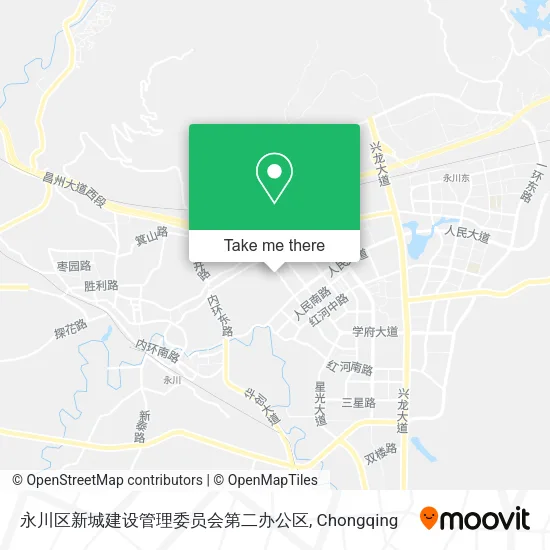 永川区新城建设管理委员会第二办公区 map