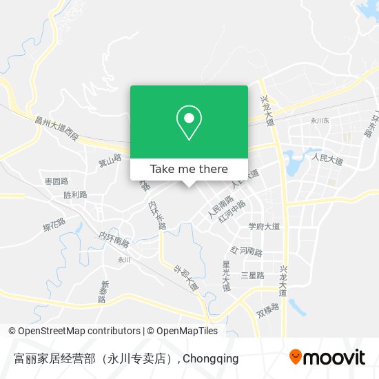 富丽家居经营部（永川专卖店） map