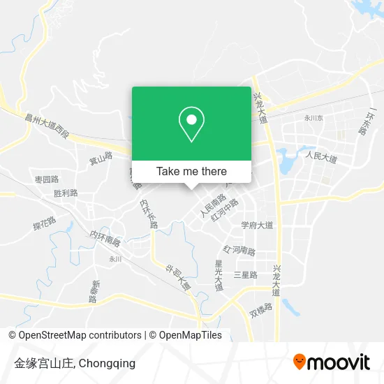 金缘宫山庄 map