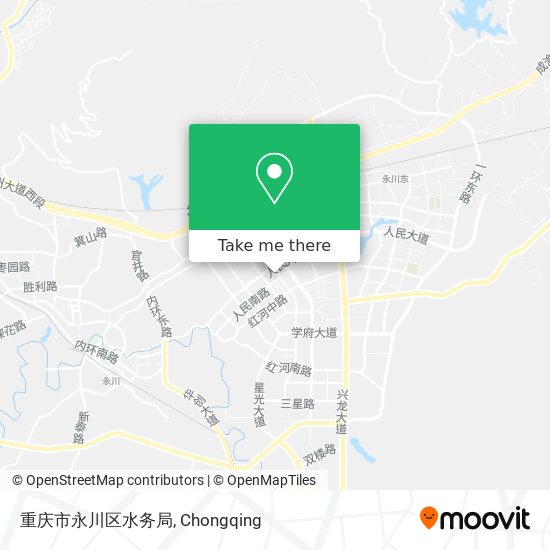 重庆市永川区水务局 map