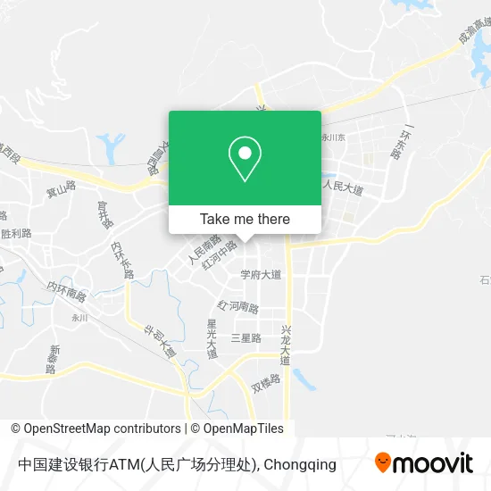 中国建设银行ATM(人民广场分理处) map