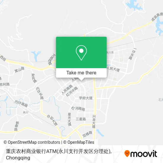重庆农村商业银行ATM(永川支行开发区分理处) map