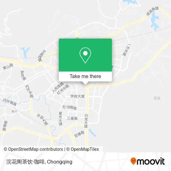 浣花阁茶饮·咖啡 map