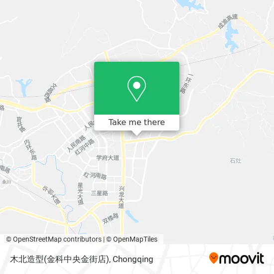 木北造型(金科中央金街店) map