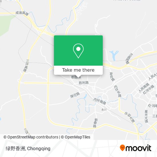 绿野香洲 map