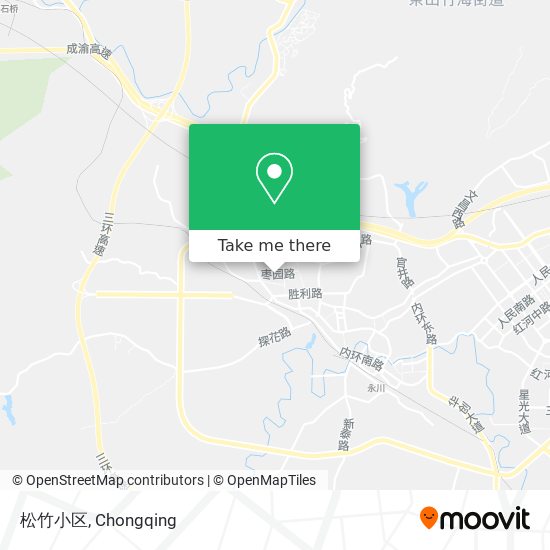 松竹小区 map