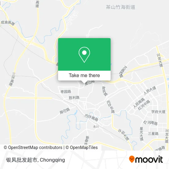 银凤批发超市 map