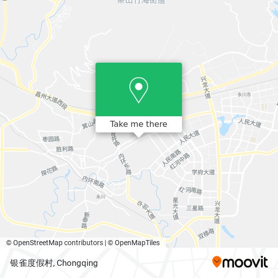 银雀度假村 map
