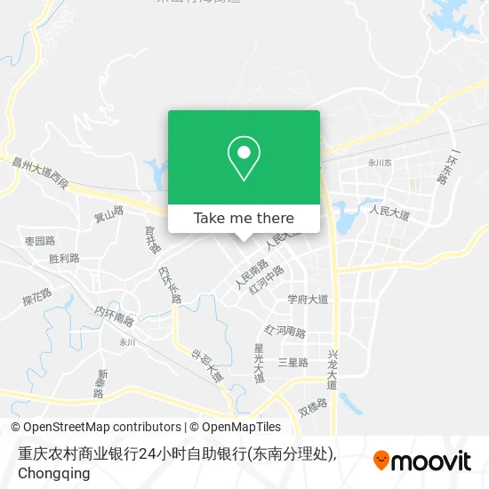 重庆农村商业银行24小时自助银行(东南分理处) map