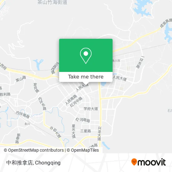 中和推拿店 map