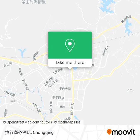 捷行商务酒店 map