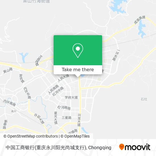 中国工商银行(重庆永川阳光尚城支行) map