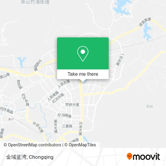 金域蓝湾 map