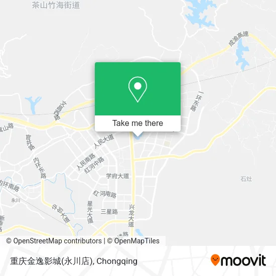 重庆金逸影城(永川店) map