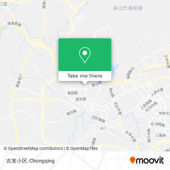 吉发小区 map
