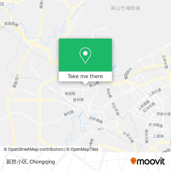 新胜小区 map
