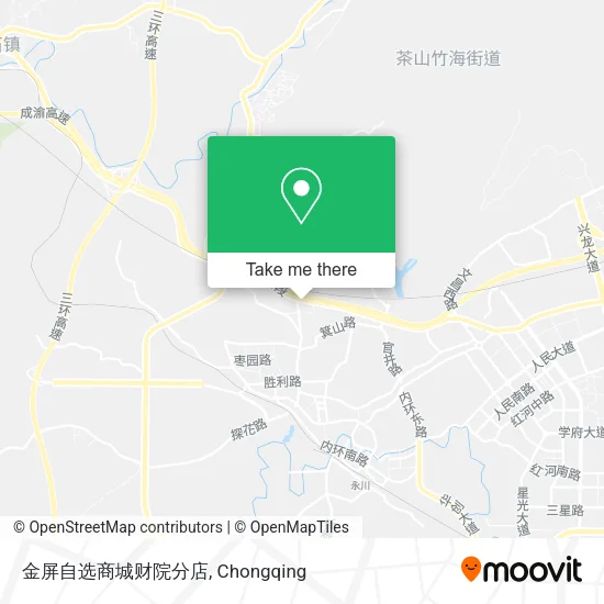 金屏自选商城财院分店 map