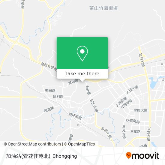 加油站(萱花佳苑北) map