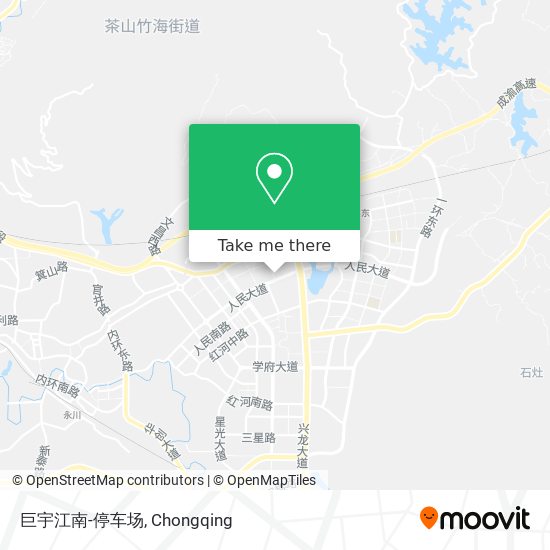 巨宇江南-停车场 map