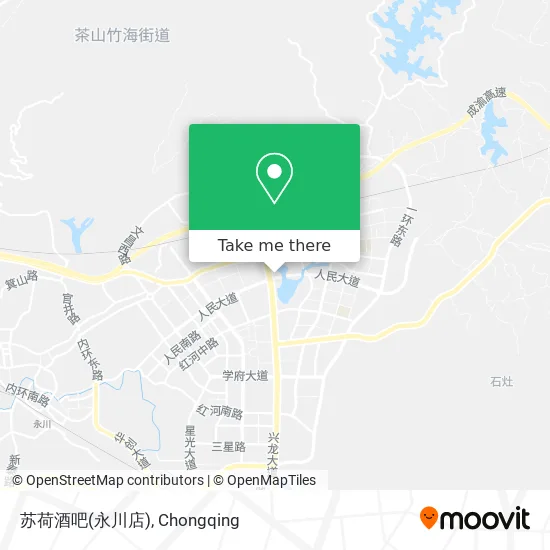 苏荷酒吧(永川店) map