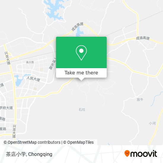 茶店小学 map