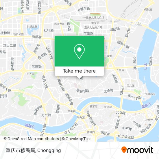 重庆市移民局 map