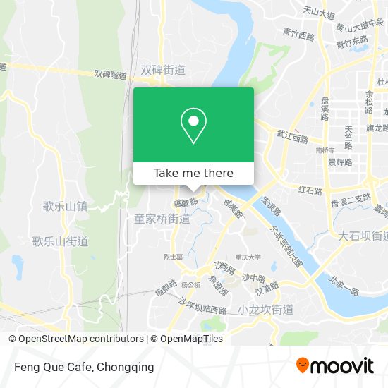 Feng Que Cafe map