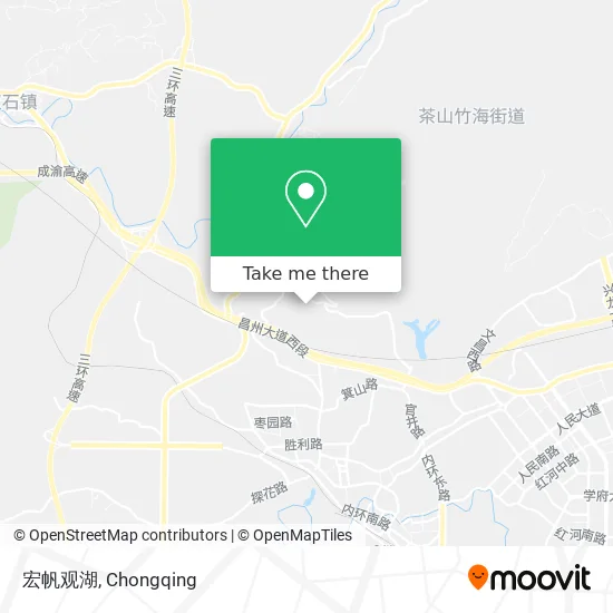 宏帆观湖 map