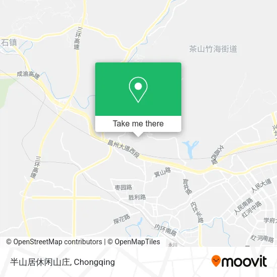 半山居休闲山庄 map