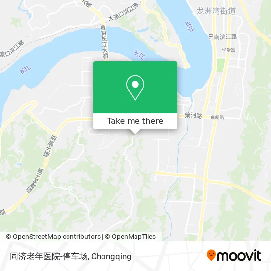 同济老年医院-停车场 map