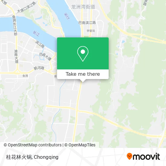 桂花林火锅 map
