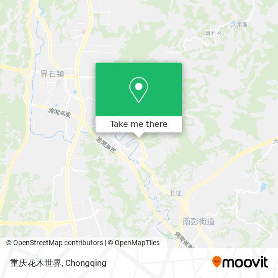 重庆花木世界 map