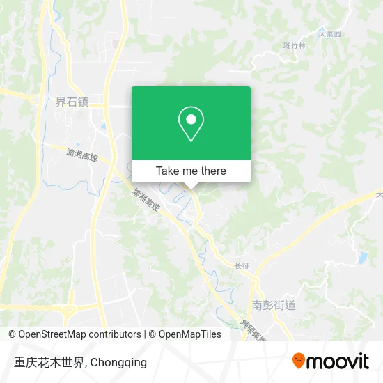 重庆花木世界 map