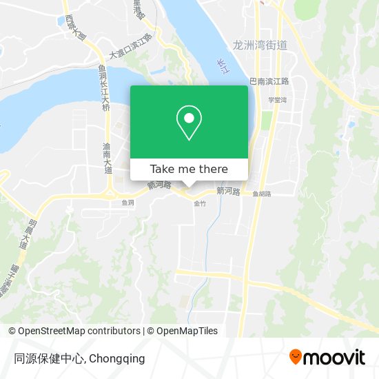 同源保健中心 map