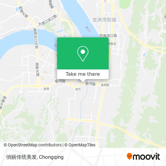 俏丽传统美发 map