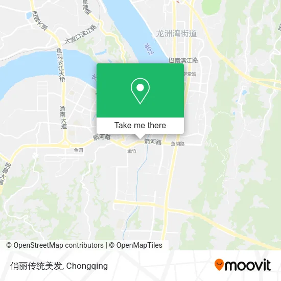 俏丽传统美发 map