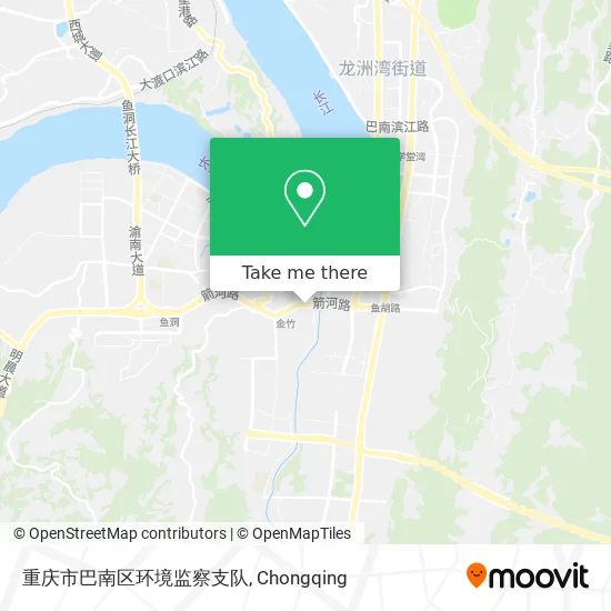 重庆市巴南区环境监察支队 map