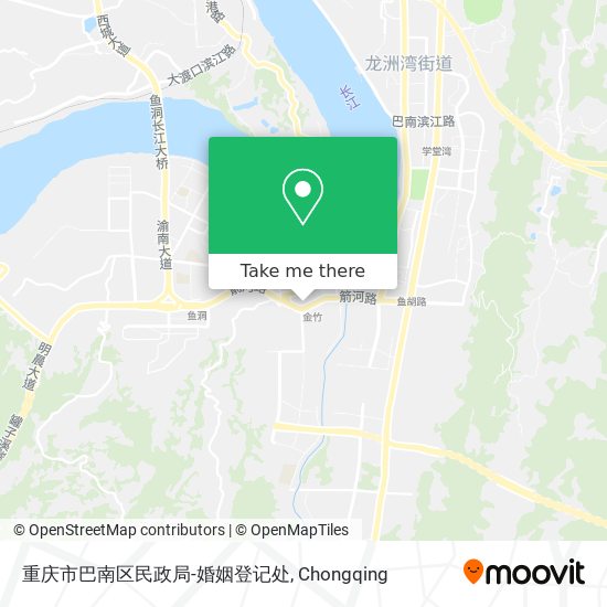 重庆市巴南区民政局-婚姻登记处 map
