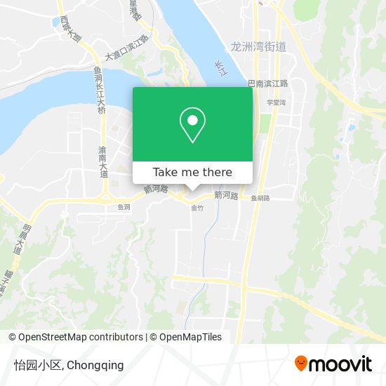 怡园小区 map
