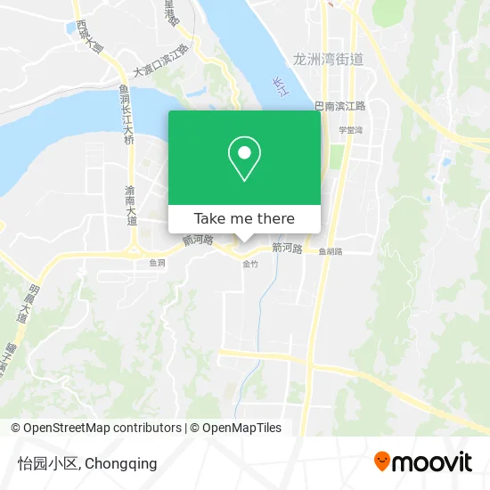 怡园小区 map