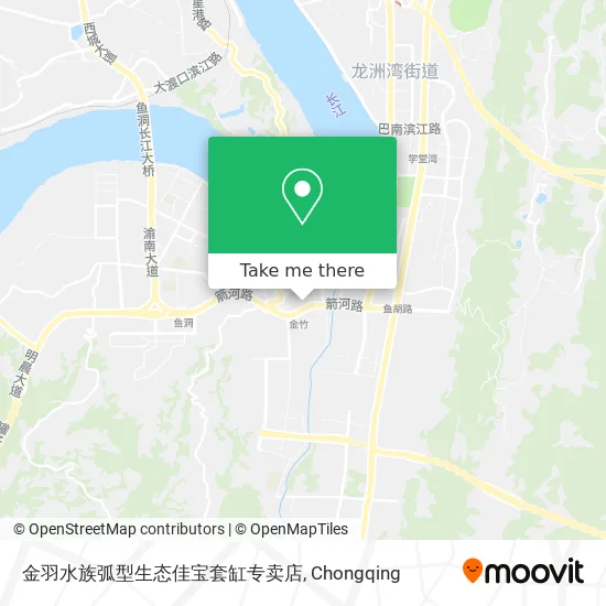 金羽水族弧型生态佳宝套缸专卖店 map